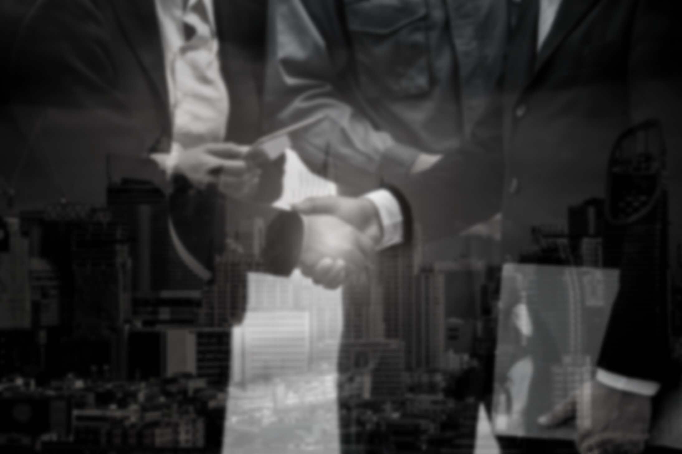 business and office concept - business Shake hands.